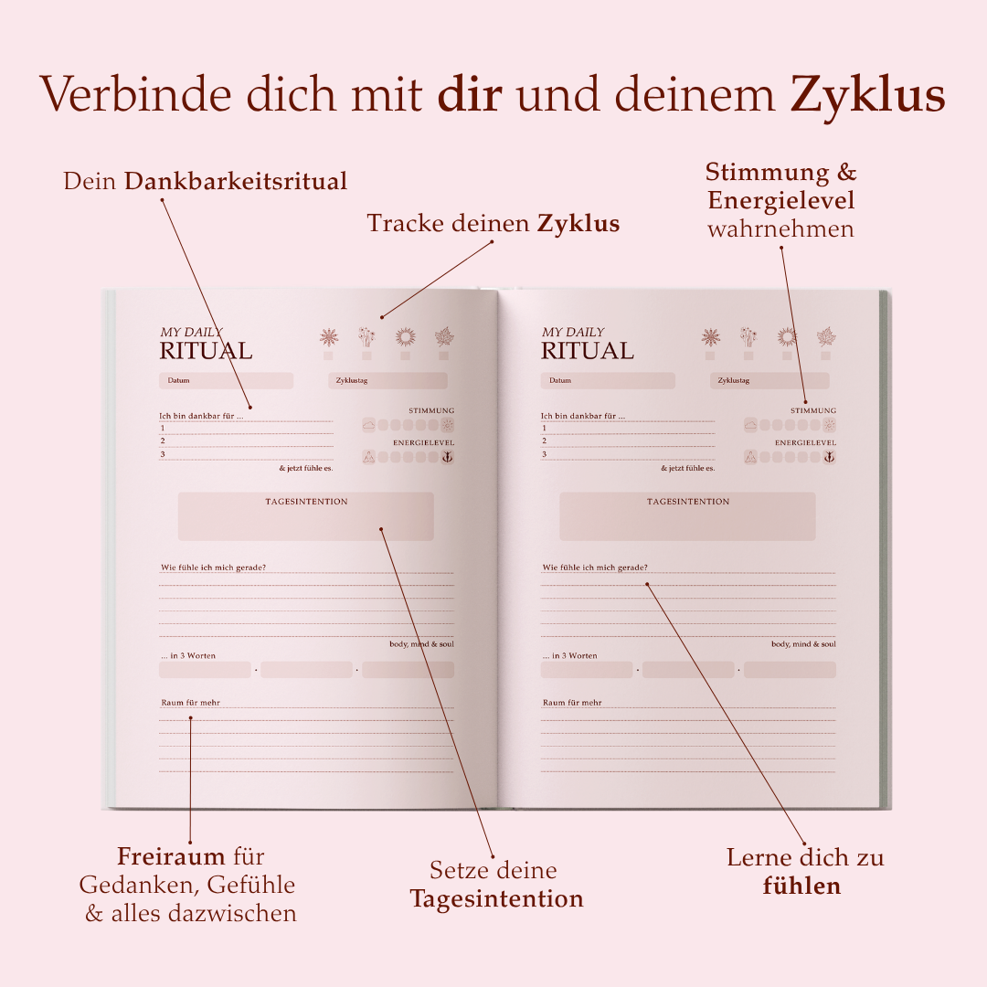 Sacred Ritual • Dein Daily Zyklus Journal